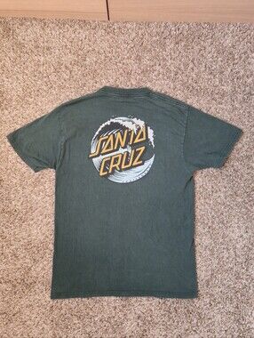 Santa Cruz Skateboards Green Shirt
